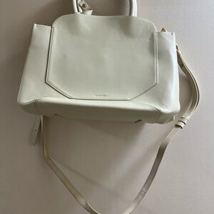 Auxiliary White and Cream Bag with Stylish Design